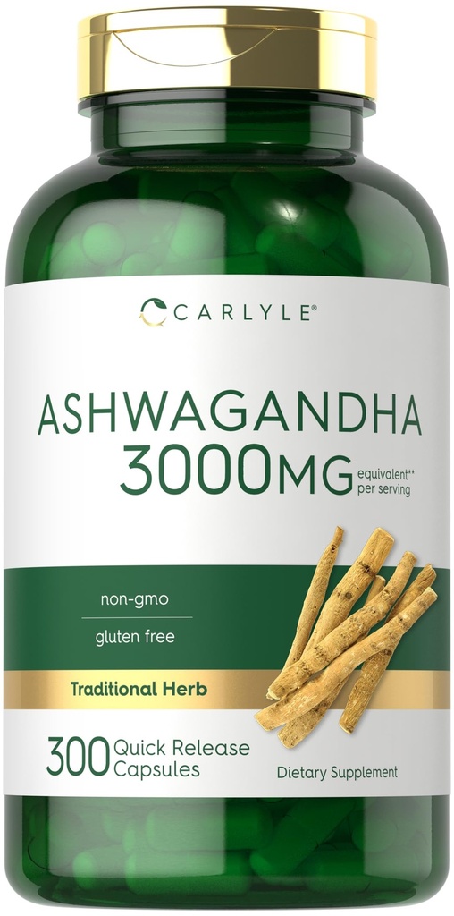 Carlyle Ashwagandha Supplement voor vrouwen en mannen 