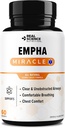 Biedt Empha Miracle, ademen Gemakkelijk met verminderd slijm en Hoesten, een natuurlijk supplement voor ademhaling gezondheid en verlichting