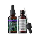 Extrait de sauge – Supplément naturel de sauge séchée – Herbe de sauge (Salvia officinalis) – Herbe de sauge biologique - Aucun OGM - Fabriqué aux États-Unis – 2 oz
