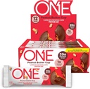 ONE Proteïne Bars, Pindakaas Cup, Glutenvrij met 20g Proteïne en 1g Suiker, Pantry Nietjes, 2.12 oz (12 Aantal)
