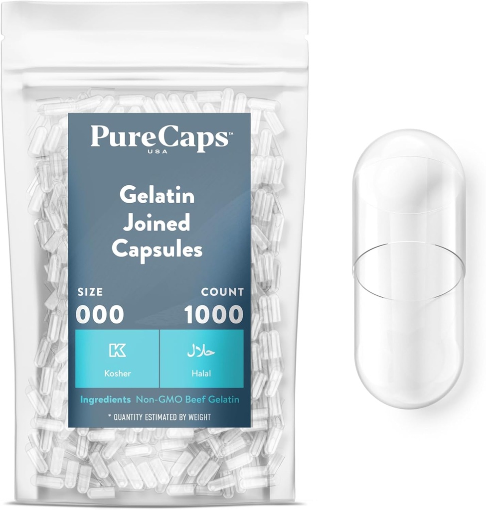 PureCaps Verenigde Staten - Lege pil Capsules Maat 000 