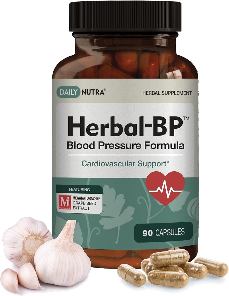 Kruiden-BP Natural Blood Pressure Supplement - Ondersteunt Circulatory Health 