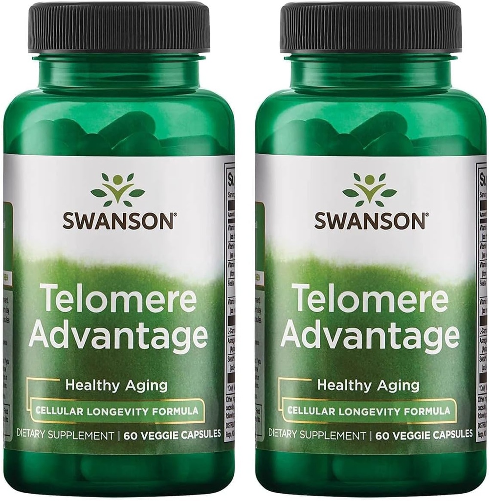 Swanson Ultra Telomere Voordeel 60 Veg Caps 2 Pack