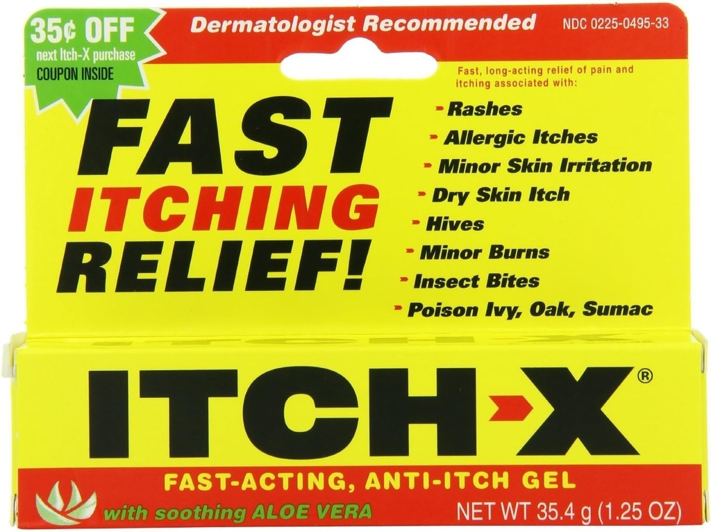 Itch-x Anti-Itch Gel met Aloë Vera, 3 Tellen