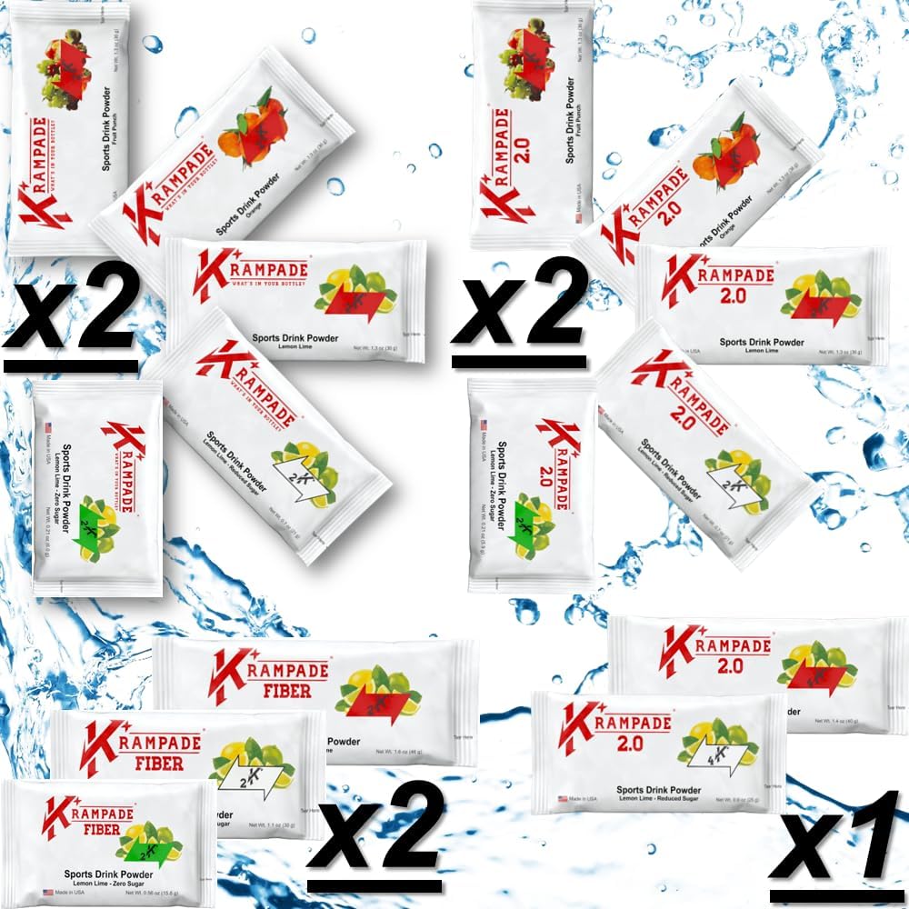Krampade Electrolytes Powder Kalium Supplement - 2000 mg K+, >2X Meer dan Kokoswater 