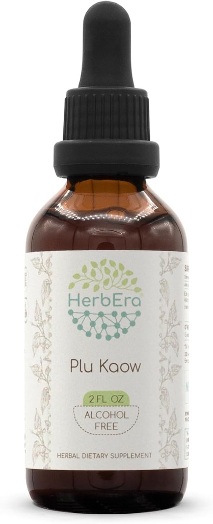 Plu Kaow B60 Alcoholvrij Kruidenextract Tinctuur, Geconcentreerde Liquid Drops Natural Wildcrafted Yu Xing Cao (Houttuynia Cordata) Gedroogd Kruiden (2 fl oz)