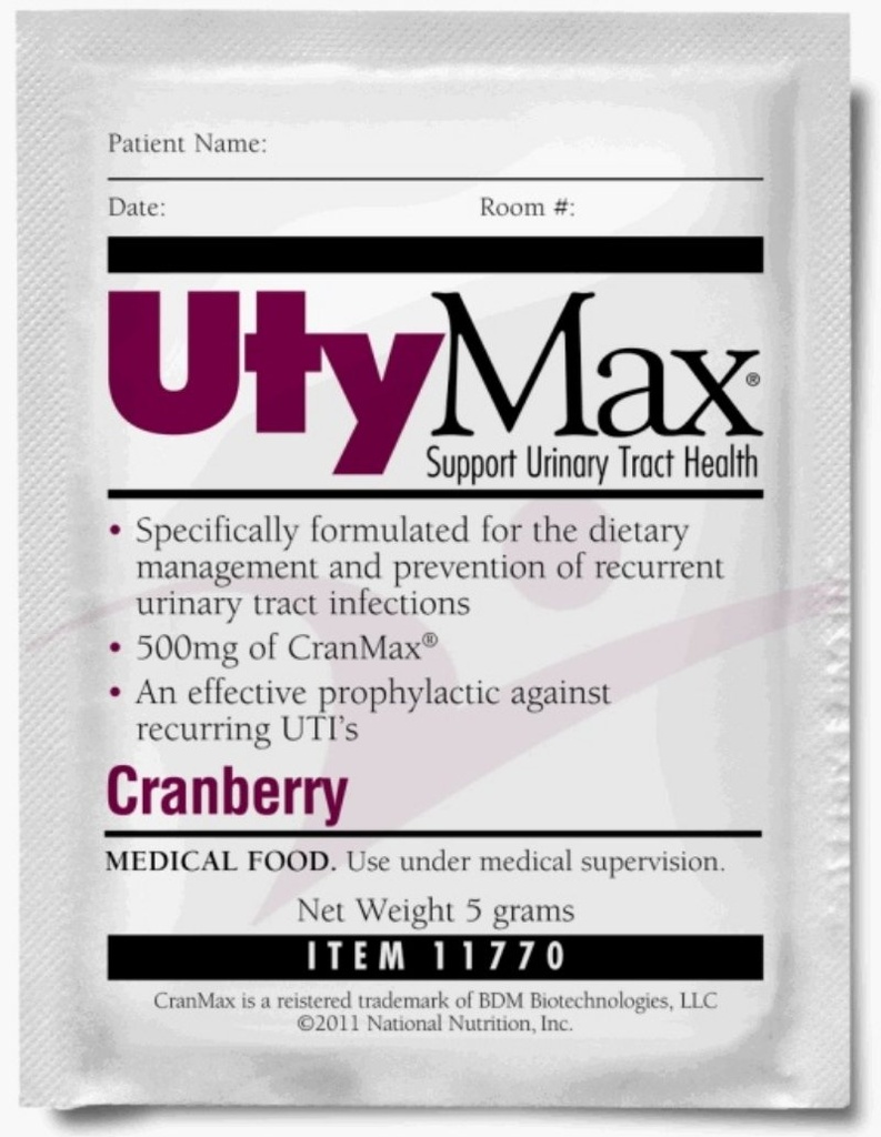 UtyMax Cranberry Drink Mix (SUPPLEMENT PWDR, UTYMAX, 5 GRAM PKS) 60 Elke/zaak