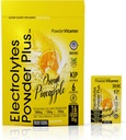 PoederVitamine Elektrolyten Poeder Plus, Keto, Oranje Ananas, Suikervrij, Roze Himalaya Zout, 1000mg Kalium, 120mg Calcium, 120mg Magnesium, Non-GMO, Zero Calorieën, (16 Hydration Packets)