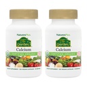 NaturesPlus Source of Life Garden Calcium - 120 Vegan Capsules, Verpakking van 2 - Vegetarisch, Glutenvrij, Certified Organic - 60 Totaal porties