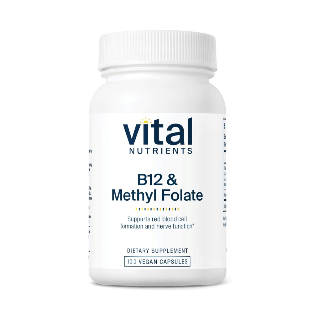 Vitale voedingsstoffen Vitamine B12 & Methylfolaat 