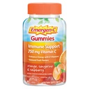 Emergen-C 750mg Vitamine C Gummies voor volwassenen, Immuniteit Gummies met B Vitaminen, Glutenvrij, Oranje, Tangerine en Raspberry Smaken, Terug naar School Essentials - 45 Tellen