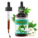 4 Fl Oz Soursop Graviola Leaf Extract Liquid Drops - Natrual Guanabana Leaves Drop - Biologische Soursop Bitters Liquid Oil, 98% Absorptie, 120ML Big Capacity