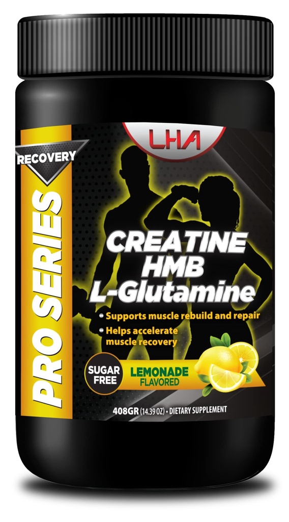 Série Pro Recovery Creatine HMB L-Glutamine est une puissante formule de récupération conçue pour accélérer la réparation musculaire et soutenir la croissance musculaire maigre après des entraînements intenses.