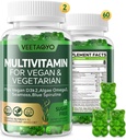 Vitamine D3 + K2-1000IU D3 90mcg K2 - Multivitamine voor vegetarisch & Volwassenen w/Algen Omega-3,Iron, Methyl B12,Seamoss,Iodine voor bot, muscle, energie, community support- Sugar Free,Gluten-Free,120 Tel.