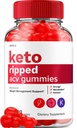 Keto Ripped ACV Gummies - Advanced Ripped Keto + ACV Weight Management Gummies Apple Cider Vinegar Ripped ACV Gummies Dieetsupplement Reviews Extra sterkte (60 Gummies)
