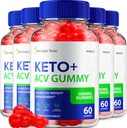 (5 Pack) Trim Keto Tonic Keto ACV Gummies, Trim Keto Gummies Weight Management Supplement, Trim Keto Tonic Reviews met Apple Cider Vinegar, Trim Keto Tonic Advanced ACV Gummies, B12 (300 Gummies)