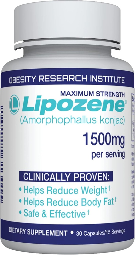 Lipozene® dieet gewichtsverlies supplementen - 1 fles 30 capsules -
