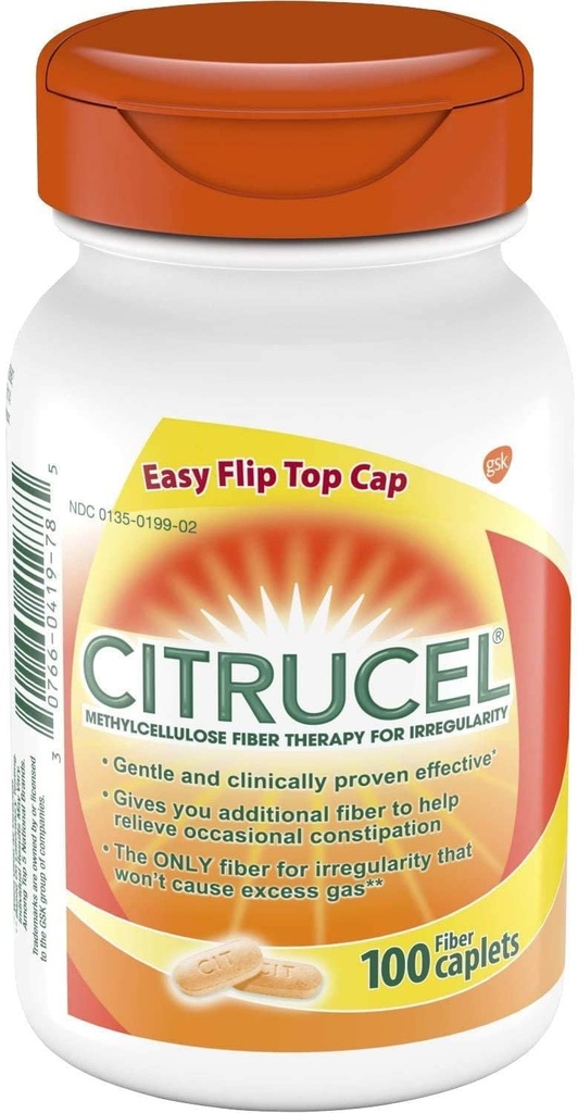 Caplets de supplément de fibre Citrucel-100 ct.