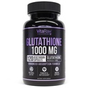 1000mg Glutathion voor Immune Support - 100mg Absorptie Complex - Verminderd liposomaal Glutathion Supplement met Alpha Lipoïnezuur - Hersenbooster, gloeiende huid, leverondersteuning