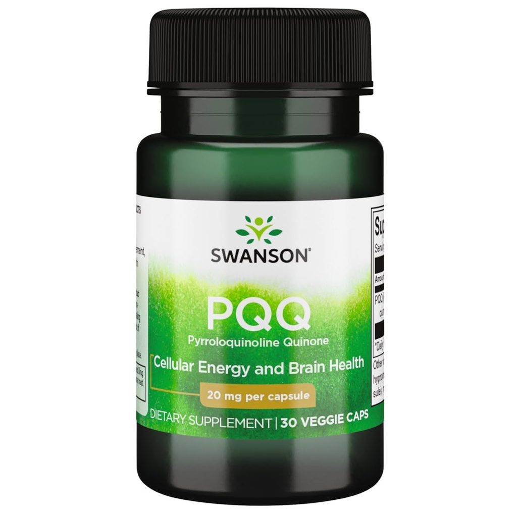 Swanson Pqq Pyrrolochinoline Quinon 20 Milligrammen 30 Veg Capsules