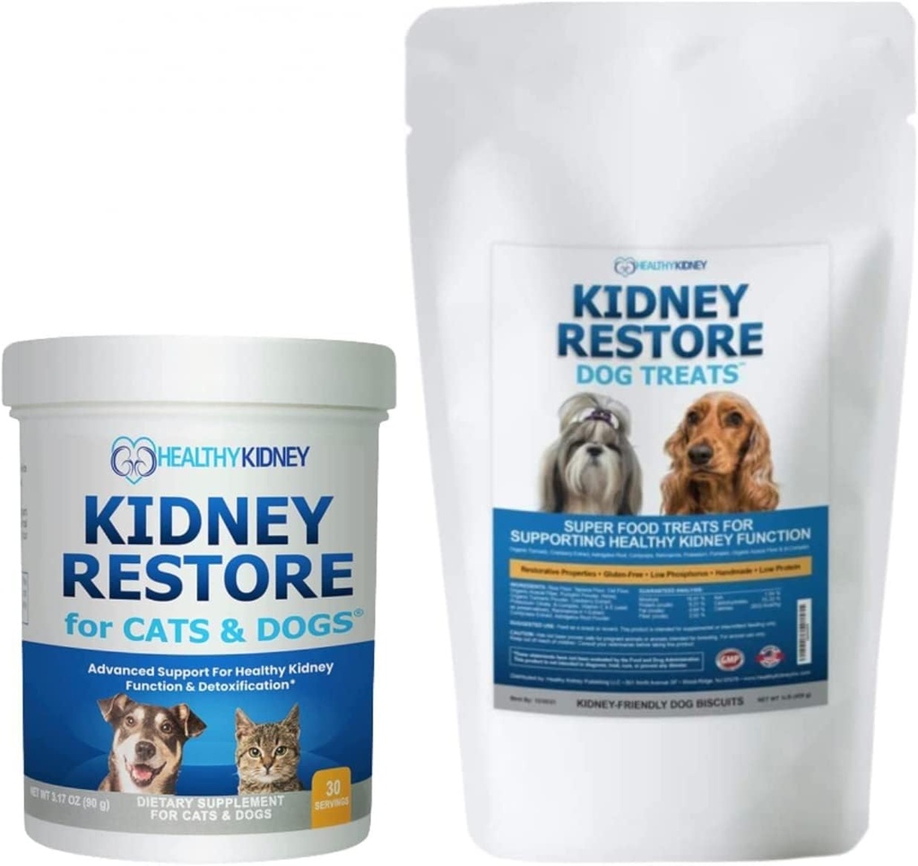 Nieren Herstellen Katten & Honden & Nieren Herstellen Honden Treats Supplement voor honden Renale Huisdier Ondersteuning Nieren