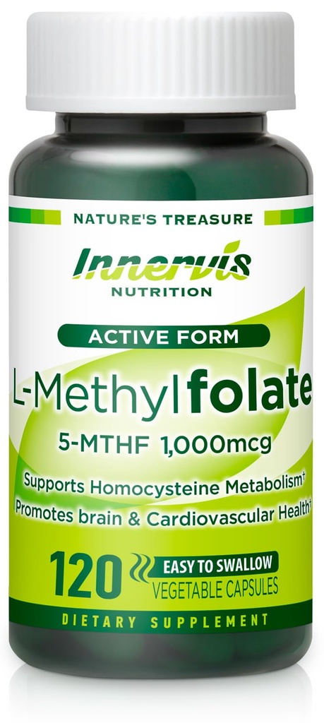 Bioactieve folaat (L-5-MTHF 1000mcg, folaat 1700mcg)