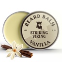 Opvallende Viking Baard Balsem voor mannen - Vertrek in Baard Conditioner - Styling Balsem gemaakt met natuurlijk Afgeleide Baard Butter, Argan & Jojoba Oils (2 Ounce (Pack of 1), Vanille)
