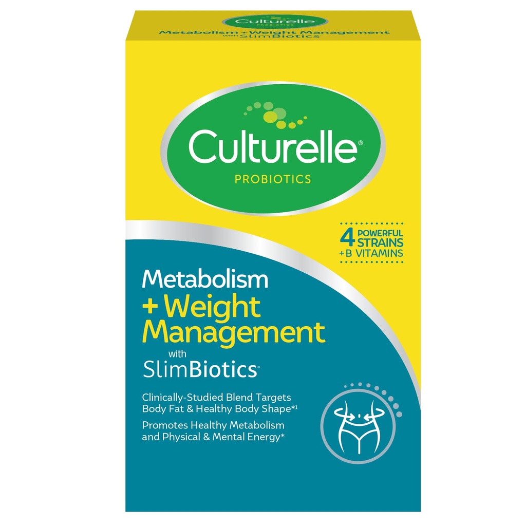 Culturelle Metabolisme + Weight Management met SlimBiotics® Probiotische Capsules 30 Telling 