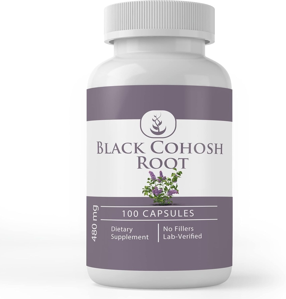 Pure Original Ingrediënten Black Cohosh Root, (100 capsules) Altijd zuiver, Geen additieven of fillers, Lab geverifieerd