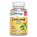 SOLARAY L Theanine 200mg, Mood Ondersteuning Supplement met vitamine B6 - Kalmerende ondersteuning tijdens het af en toe stress - natuurlijke citroen limoen smaak - 60-dag garantie, Lab geverifieerd - 75 porties, 75 kauwtabletten