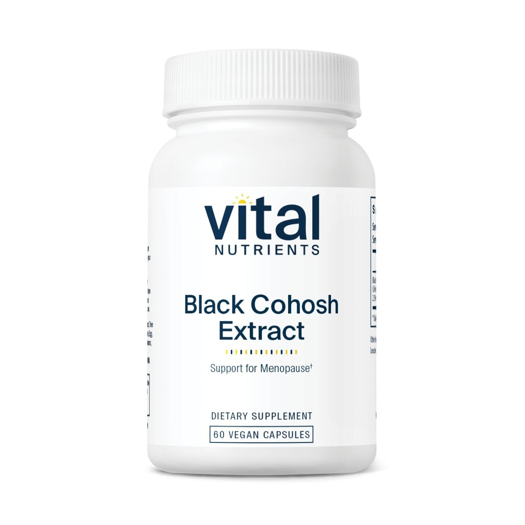 Vitale Nutriënten Black Cohosh Extract 250mg