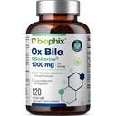 biophix Ox Bile 1000 mg met BioPerine 120 Veggie Capsules - Hoge Absorptie Digestieve Enzymen Supplement - Lever Metabole GI vet Metabolisme Ondersteuning