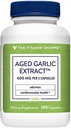 L'extrait d'ail vieilli sans odorat de Vitamine Shoppe - soutient la santé cardiovasculaire - 600 MG (300 capsules)