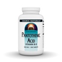 Bron Naturals Pantothenic Acid 500 mg Vitamine B-5 Dieetsupplement - 200 tabletten