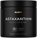 Astaxanthine 24mg + Lycopeen 50mg Clinical Strength Carotenoids Skin Supplement w. 100% Natural from MicroAlgen - Best Astaxanthine Supplements for Skin Health & Pigmentation - Astaxantina
