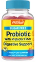 Suikervrije Probiotica met Prebiotische Gummies (5 miljard CFU) - Digestieve Ondersteuning, Gut Health en Vaginale Ondersteuning - Plank Stabiele Probiotische Gummy, Prebiotica en Probiotica voor vrouwen en mannen - 60 Tel.