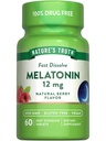 Nature's Truth Melatonin 12mg.60 Comprimés à dissolution rapide.