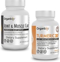 Organixx Kurkuma Curcumine (60 Vegetarische Capsules) & Joint & Muscle Care Capsules (60 Tel.)