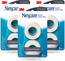 Nexcare Voorzichtige papieren tape, medische papieren tape, veilig Dressings en liften Gently - 1 In x 10 Yds, 6 Rolls Tape