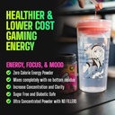 Gamer Supps, GG Energy Red Raspberry (100 porties) - Keto Friendly Gaming Energy and Nootropic Blend, Suikervrij + Biologische Cafeïne + Vitaminen, Poeder Drink