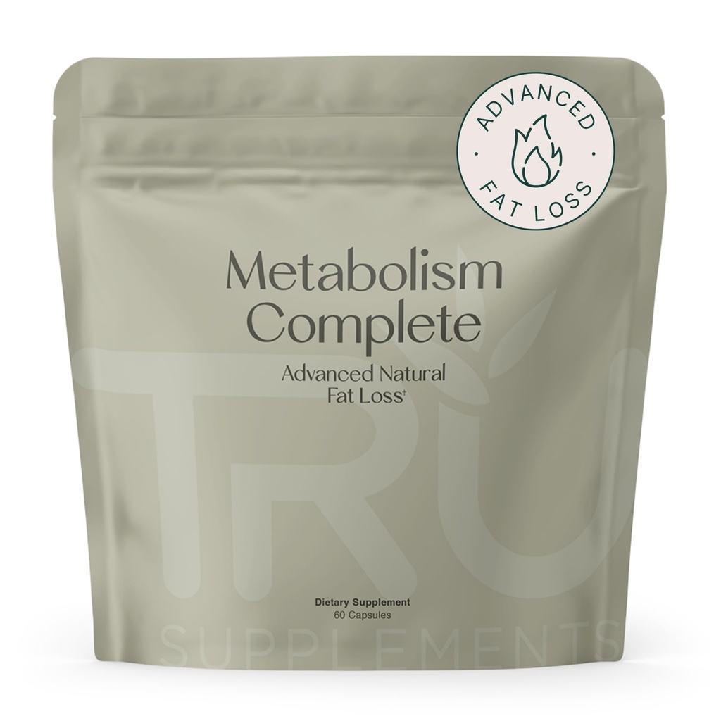 TRU Supplementen Metabolisme, Advanced Fat Loss, Fight Cravings, Boost Mood, Geen Jitters of Crash, 30 porties