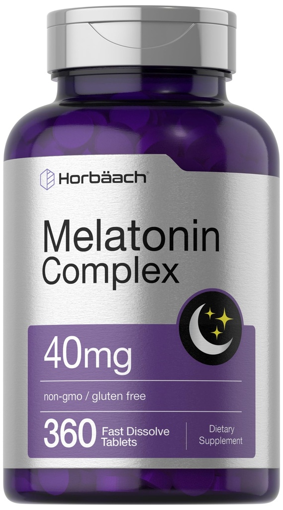 Horbäach Melatonine 40 mg Complexe 