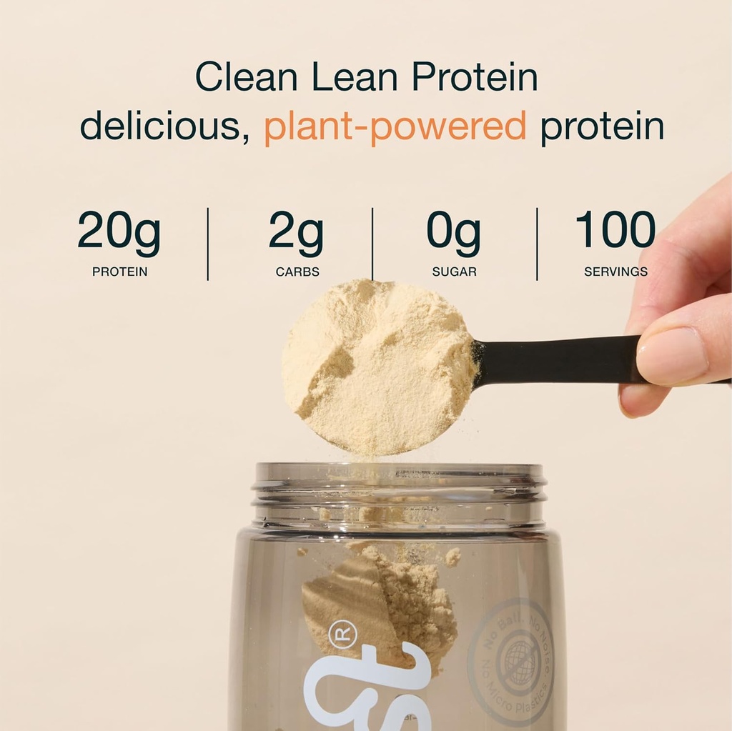 Nuzest - Poudre de protéines de pois - Protéines propres, Poudre de protéines à base végétale premium, Sans lait, Sans gluten, Sans OGM, Shake aux protéines, Chocolat riche, 100 portions, 5,5 lb