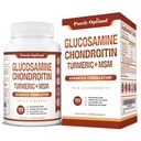 Pure Optimale Glucosamine Chondroitin MSM Supplement w/Turmeric & Boswellia - Glucosamine Sulfate Joint Supplement for Men & Women - 120 Tablets
