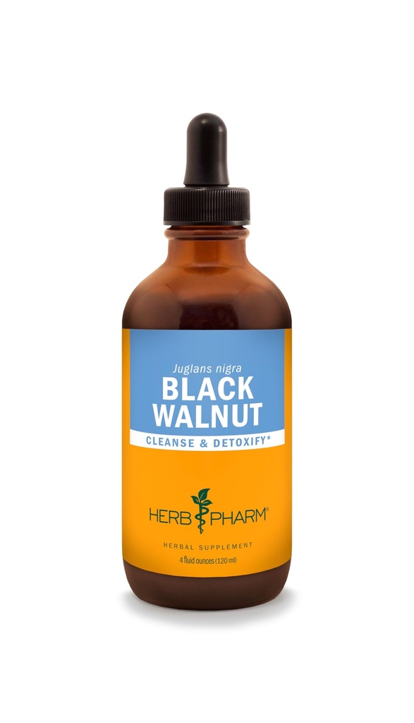 Herb Pharm Black Walnut Liquid Extract voor reiniging en ontgiften - 4 Ounce