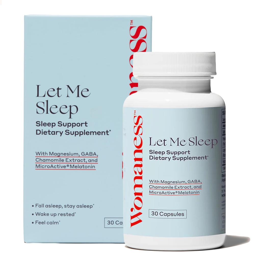 Womaness Let Me Sleep Supplements for Adults 