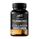 Kurkuma Curcumine 95% Extract & Collageen Capsules - NEM bevordert Knie Comfort & Flexibiliteit - Eierschaal Membraan w Natuurlijk voorkomende Glucosamine Chondroitine Hyaluronzuur- Made in USA