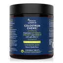 Gezondheid Logica Colostrum Kauwen-Colostrum Supplement 25% IgG voor Gut Health, Immune Support, Haargroei, Vanille Smaak, 90 Servers, Hele Bovine Colostrum Superfood