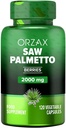 ORZAX Prostate Supplement met Saw Palmetto Extract 2000 mg voor mannen - Hair & Urinary Support - 120 Veg Capsules - (120-Day Supply)