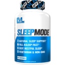 Evlutie Voeding Kruidencomplex Slaapsupplementen voor volwassenen Zachte slaapondersteuning Volwassen Melatonine pillen met Valeriaan L-Tryptofaan Citroen Balsem en meer - Rustige kalmme Capsules - 30 porties